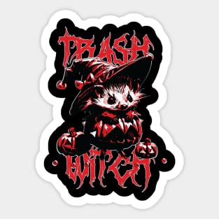 Trash Witch Possum Design Sticker